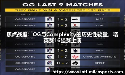 焦点战报：OG与Complexity的历史性较量，精英赛16强赛上演